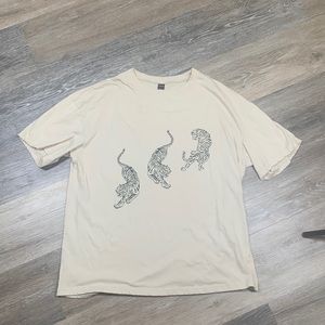 SHEIN urban outfitters dupe tiger shirt